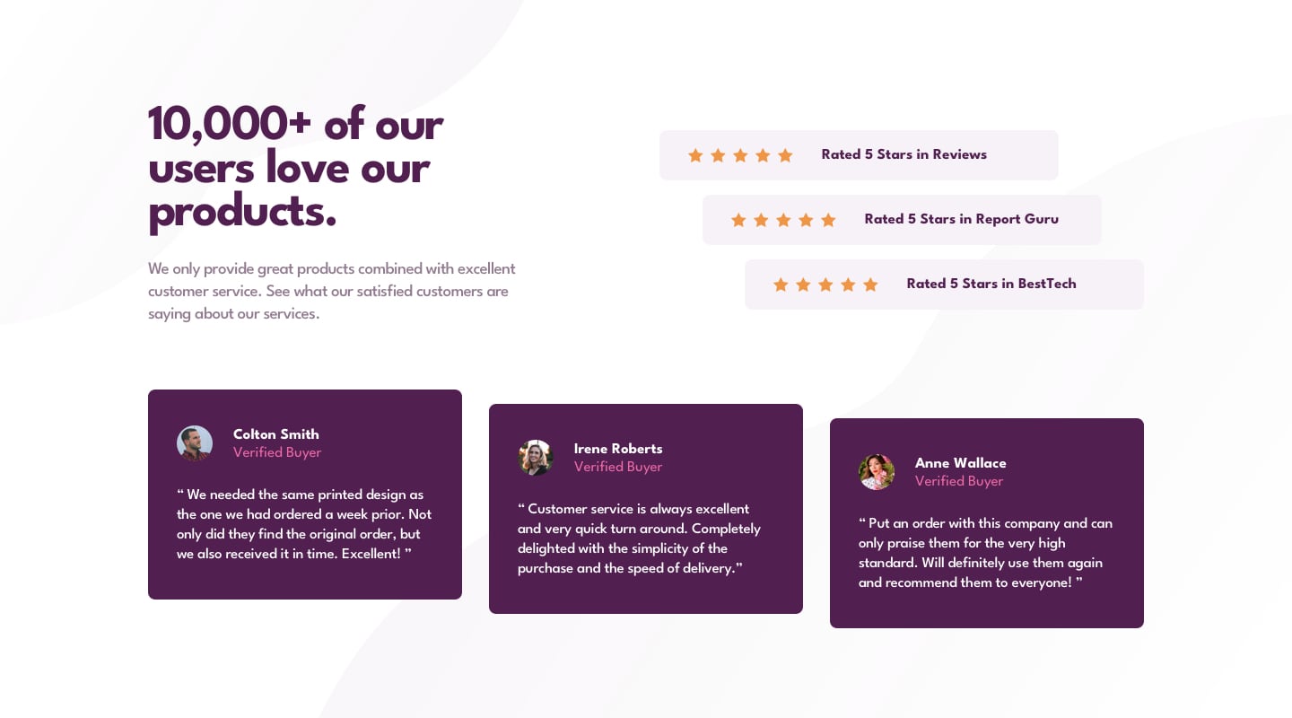 Social proof challenge preview